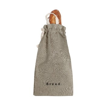 Săculeț textil pentru pâine Linen Couture Bag Grey, înălțime 42 cm imagine