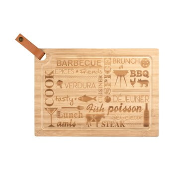 Tocător din lemn de bambus wenko steak board, 39,5 x 28 cm.
