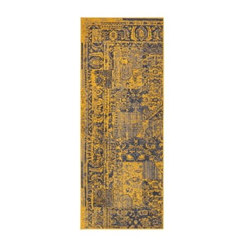 Traversă hanse home celebration garitto, 80 x 250 cm, galben - gri
