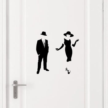 Autocolant ambiance elegant restroom, 25 x 25 cm