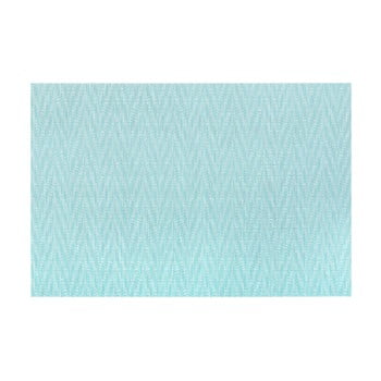 Suport pentru farfurie tiseco home studio chevron, 45 x 30 cm, albastru