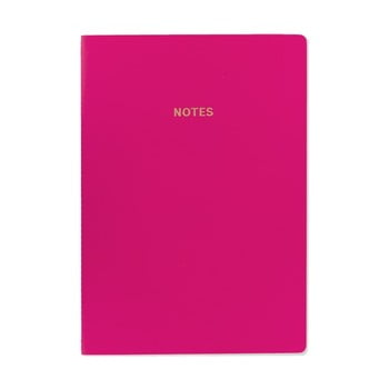 Caiet A4 GO Stationery Cerise, roz