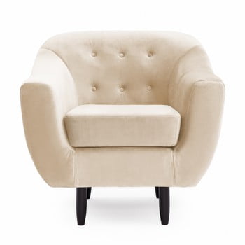 Fotoliu vivonita laurel silky, bej deschis