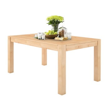 Masă dining din lemn masiv de pin støraa monique, 76 x 140 cm