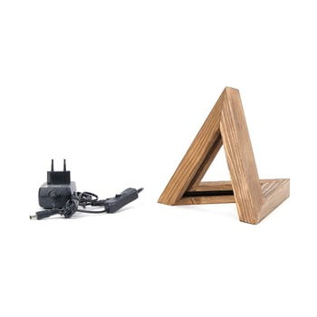 Veioză din lemn triangle