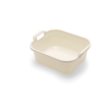 Lighean din plastic cu două mânere addis, 39 x 32 x 14 cm, crem