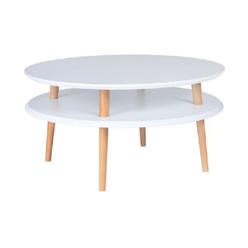 Măsuță de cafea ragaba ufo Ø 70 cm, alb