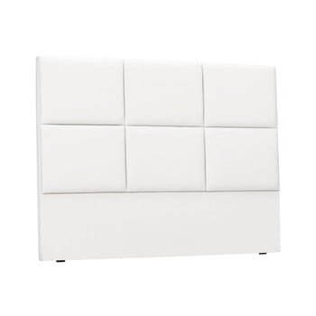Tăblie tapițată pentru pat the classic living aude, 160 x 120 cm, alb