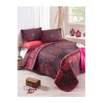 Set pled și 2 huse de pernă sehriala, 200 x 220 cm