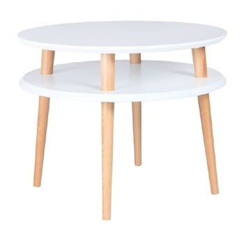 Măsuță de cafea ragaba ufo Ø 57 cm, alb