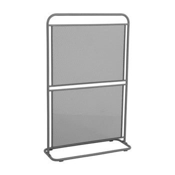 Paravan metalic pentru balcon addu mwh, 124 x 80 cm, gri închis