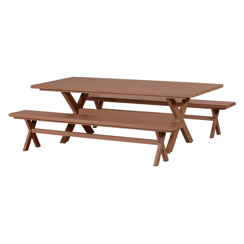 Hliníkový zahradní jídelní stůl 100x220 cm Delta – Exotan