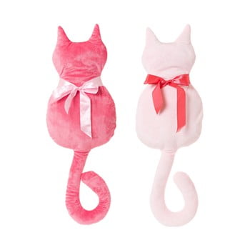 Set 2 perne Unimasa Cat, 50 x 27 cm, roz