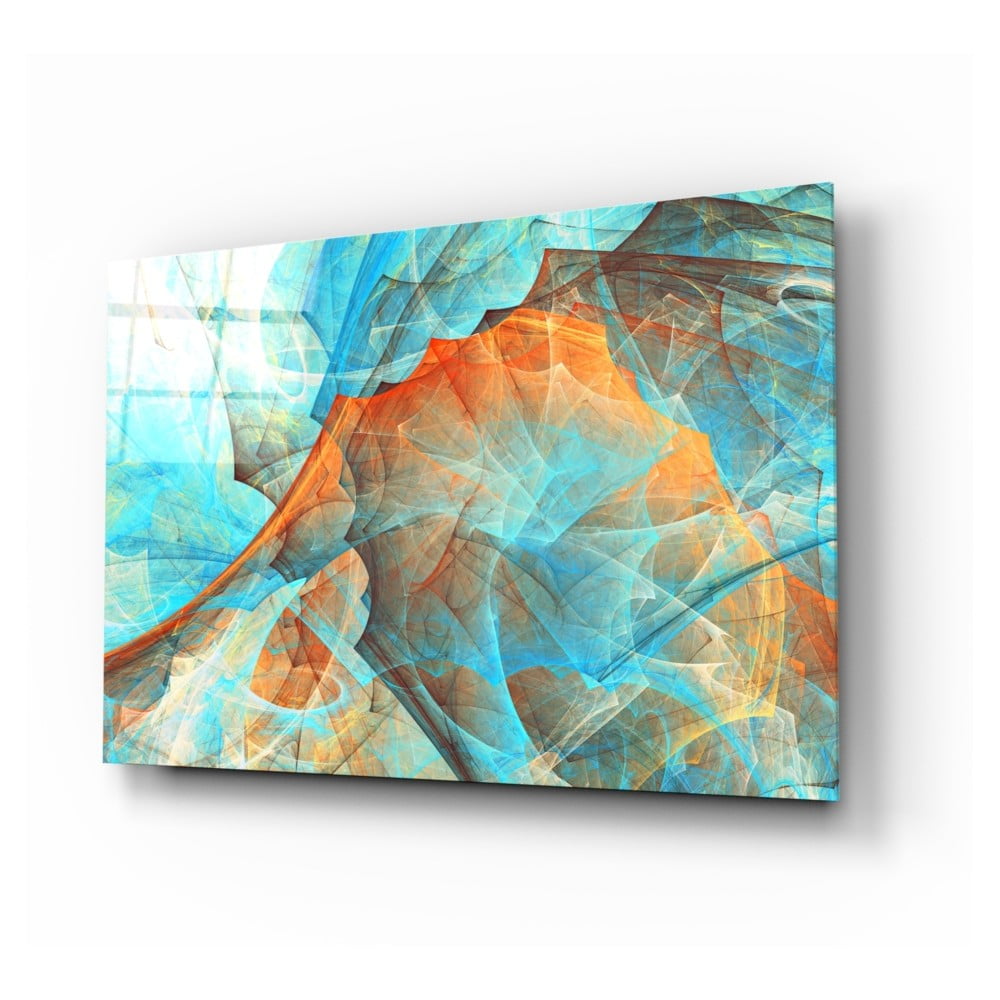 Skleněný obraz Insigne Colored Nets, 110 x 70 cm