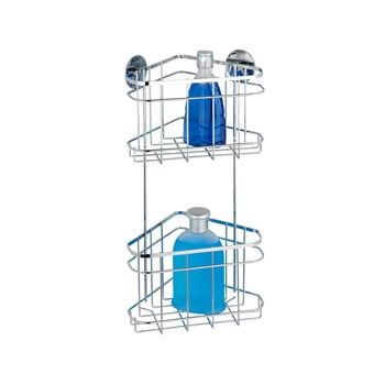 Raft dublu de colț autoadeziv wenko turbo-loc, 15,5 x 22,5 cm
