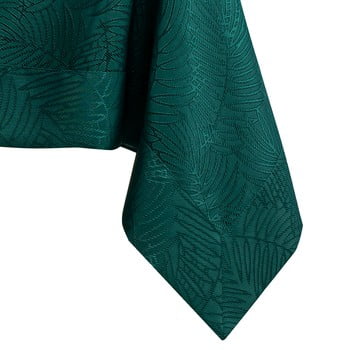 Față de masă ameliahome gaia bottle green, 140 x 400 cm, verde închis