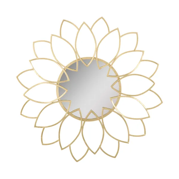 Nástenné zrkadlo Mauro Ferretti Sunflower, ø 80 cm