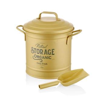 Coș pentru compost the mia golden, auriu mat