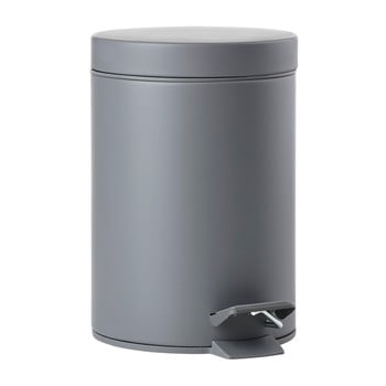 Coș de gunoi cu pedală zone one, 3 l, gri