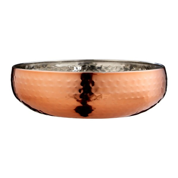 Dekorativní mísa v barvě růžového zlata Premier Housewares Hammered, ⌀ 21 cm