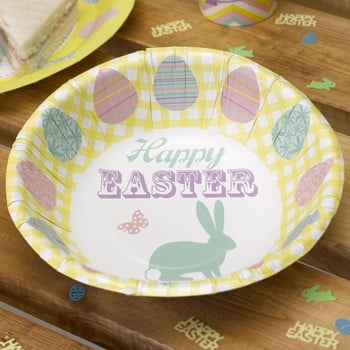 Set 8 boluri din hârtie neviti happy easter