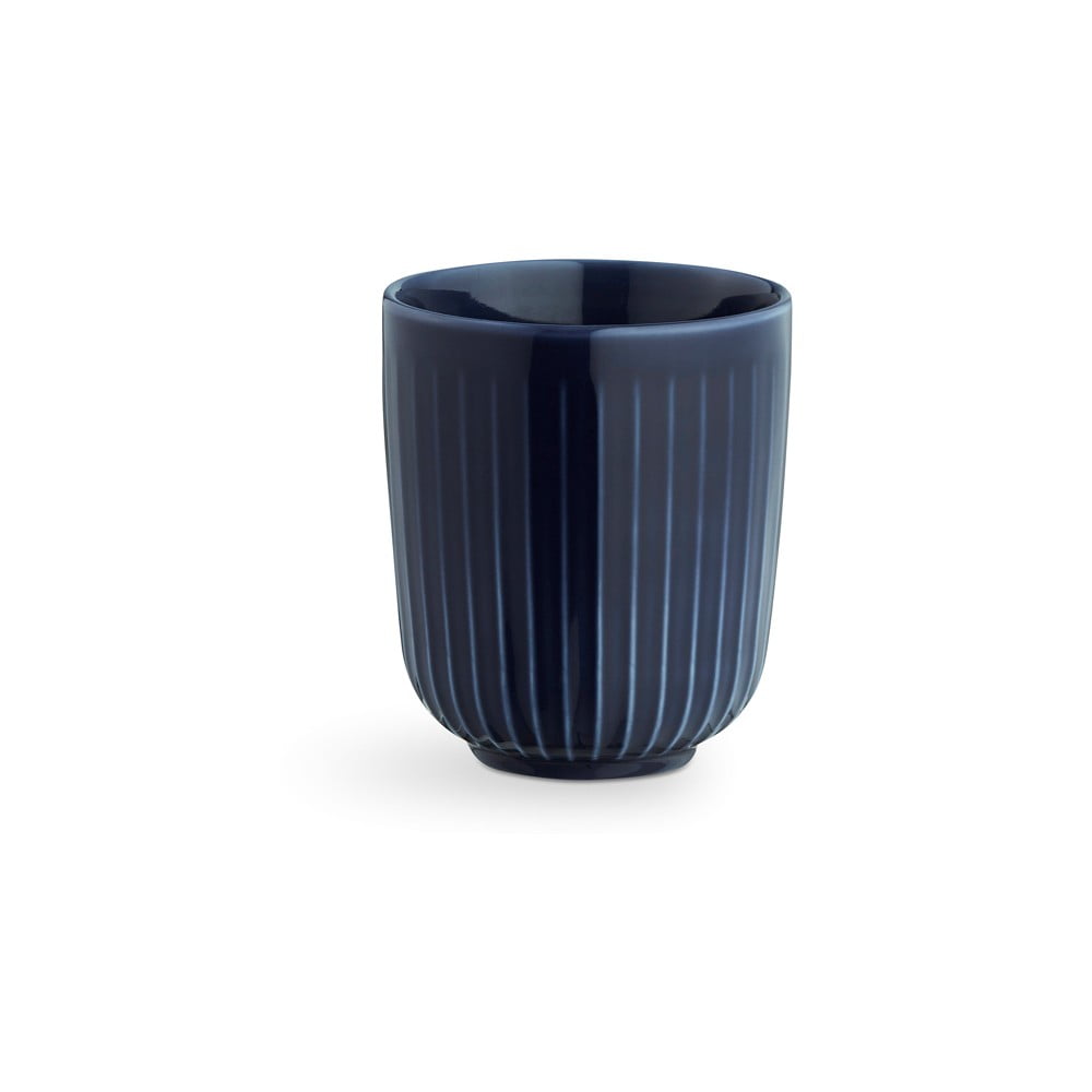 Tmavě modrý porcelánový hrnek Kähler Design Hammershoi, 300 ml