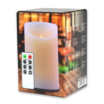 Lumânare luminoasă cu telecomandă decoking subtle love, înălțime 12.5 cm