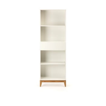 Bibliotecă woodman blanco, alb