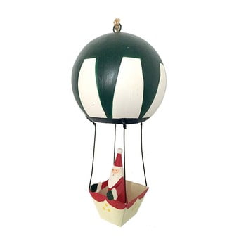 Decorațiune suspendată pentru crăciun g-bork santa in balloon