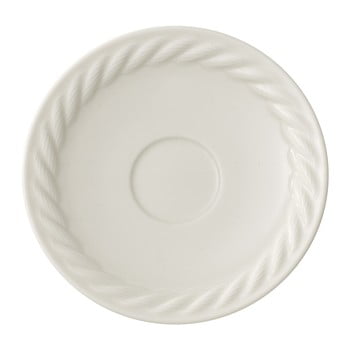 Farfurioară din porțelan pentru ceașca de esspresso villeroy & boch montauk, 12 cm, alb