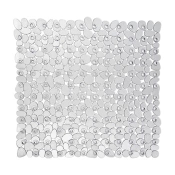 Covor baie anti-alunecare wenko drop, 54 x 54 cm, transparent