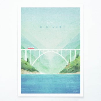 Poster travelposter big sur, a2