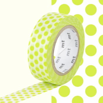Bandă decorativă washi mt masking tape laetiita, rolă 10 m