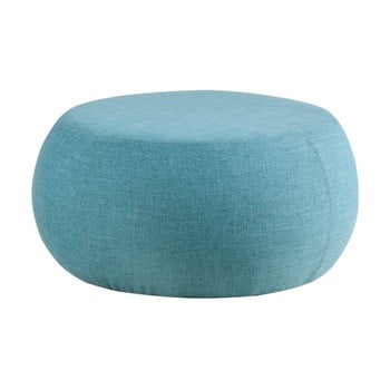 Puf sømcasa alan, ø 75 cm, albastru