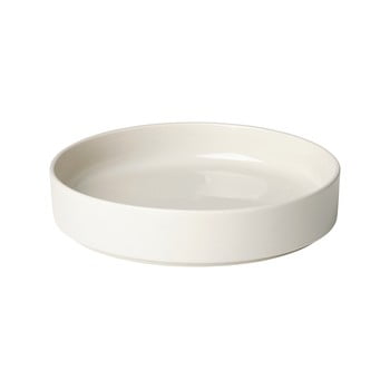 Farfurie adâncă din ceramică blomus pilar, alb