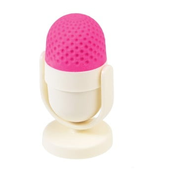 Set 2 radiere cu ascuțitoare în formă de microfon rex london microphone