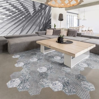 Set 10 autocolante pentru podea ambiance quento, 40 x 90 cm