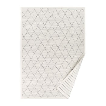 Covor reversibil cu model narma vao, 160 x 230 cm, alb