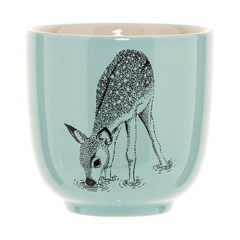 Cană din ceramică bloomingville adelynn, albastru