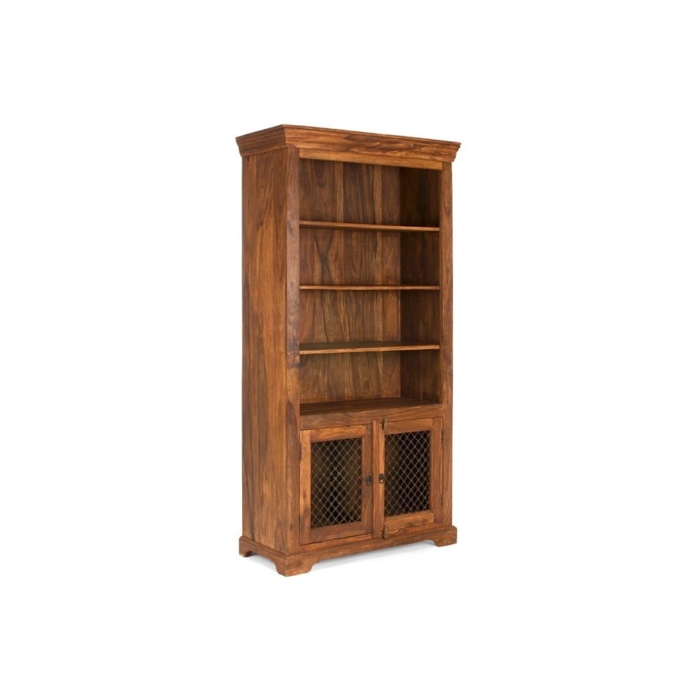 Dvoudveřová knihovna z palisandrového dřeva Massive Home Lia