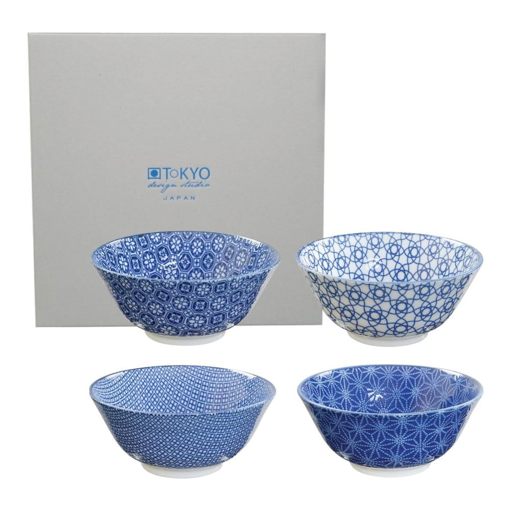 Set misek Tayo Nippon Blue, 15.2x6,7 cm, 4 ks