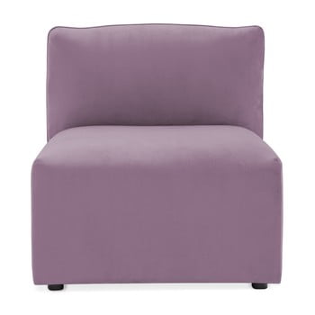 Modul de mijloc pentru canapea vivonita velvet cube, mov lila