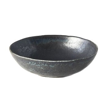 Bol oval din ceramică mij bb, ø 17 x 15 cm, negru