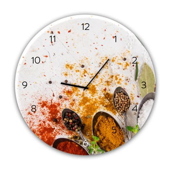 Ceas de perete styler glassclock spoon, ⌀ 30 cm
