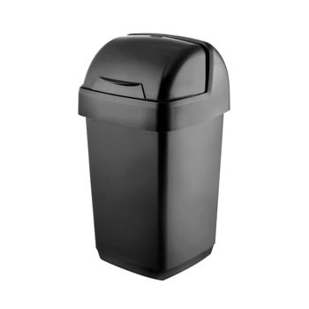 Coș de gunoi addis roll top, 22,5 x 23 x 42,5 cm, negru