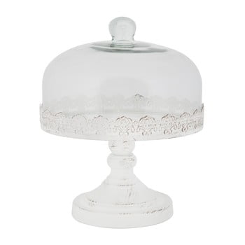 Platou cu picior și capac sticlă mauro ferretti provenzia, ø 25 cm