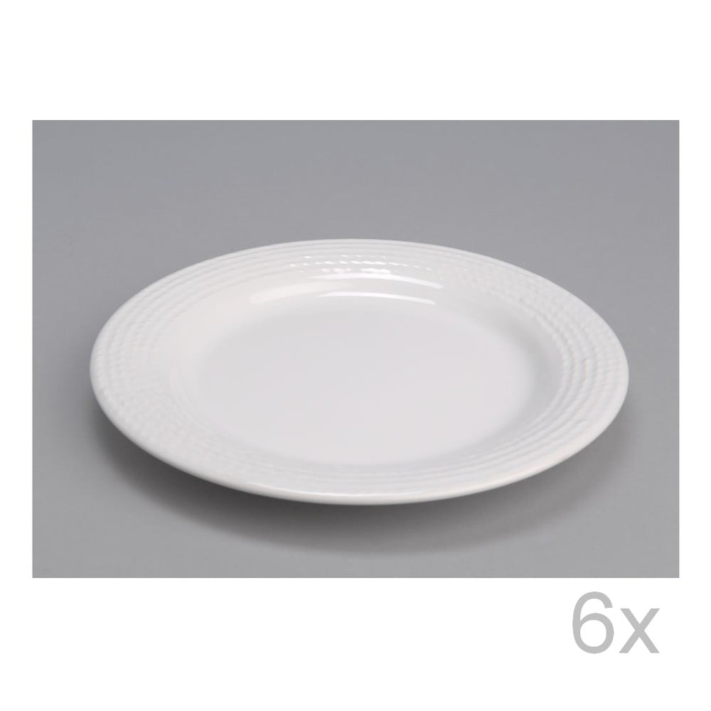 Dezertní talíř White 25 cm (6 ks)