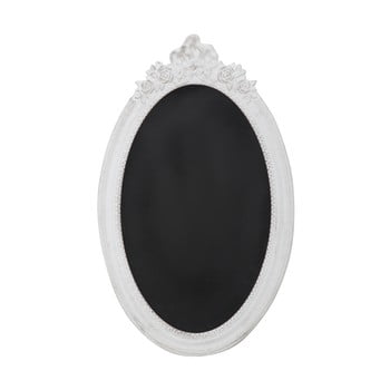 Tablă ovală, înrămată mauro ferretti dublin , înălțime 64 cm, alb
