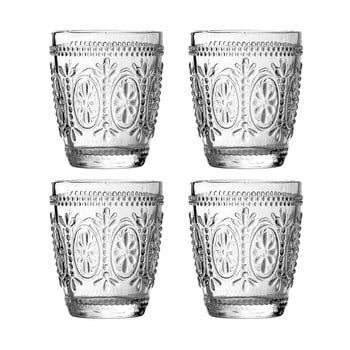 Set 4 pahare premier housewares fleur, 280 ml