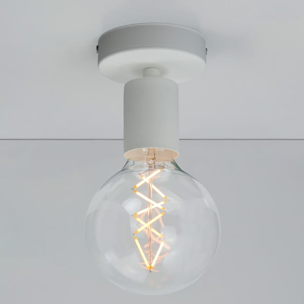 Bílé stropní svítidlo Bulb Attack Cero 